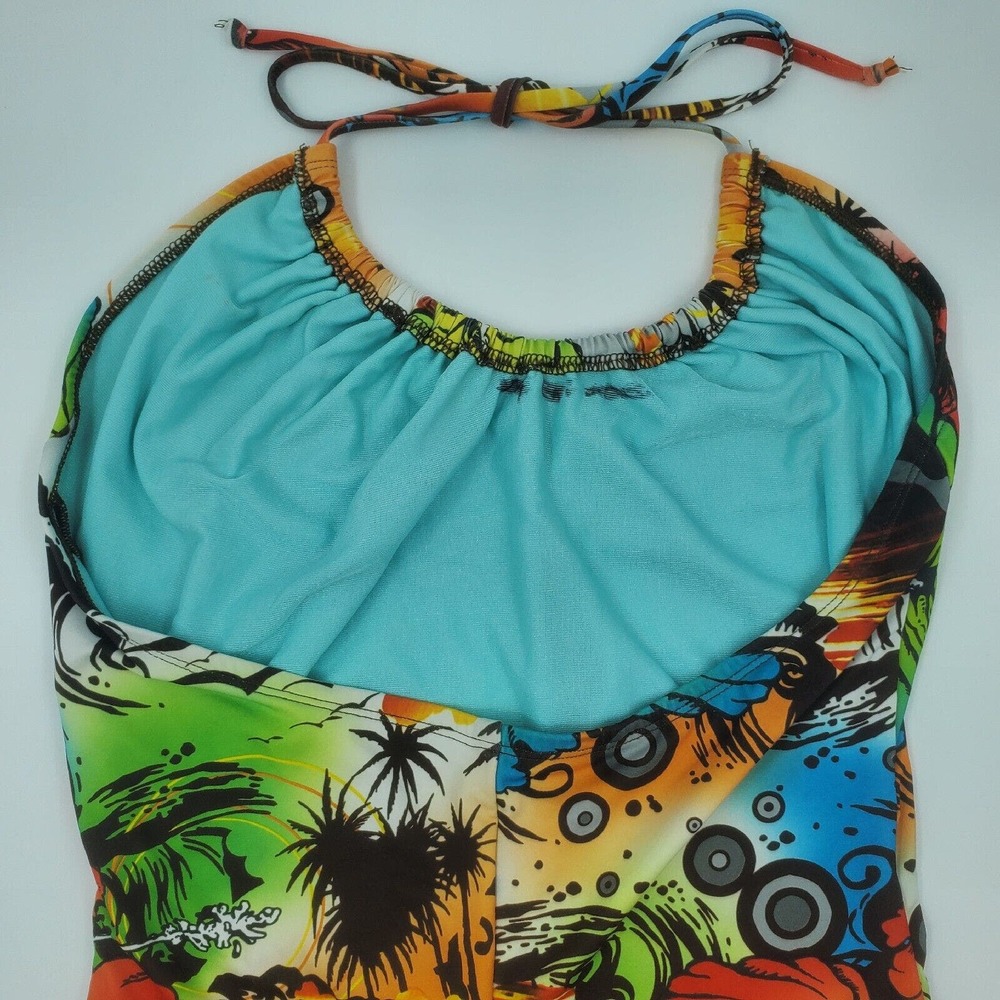 Speedo Womens Size 14 One Piece Swimsuit Floral Built-In Bra - Picture 6 of 13